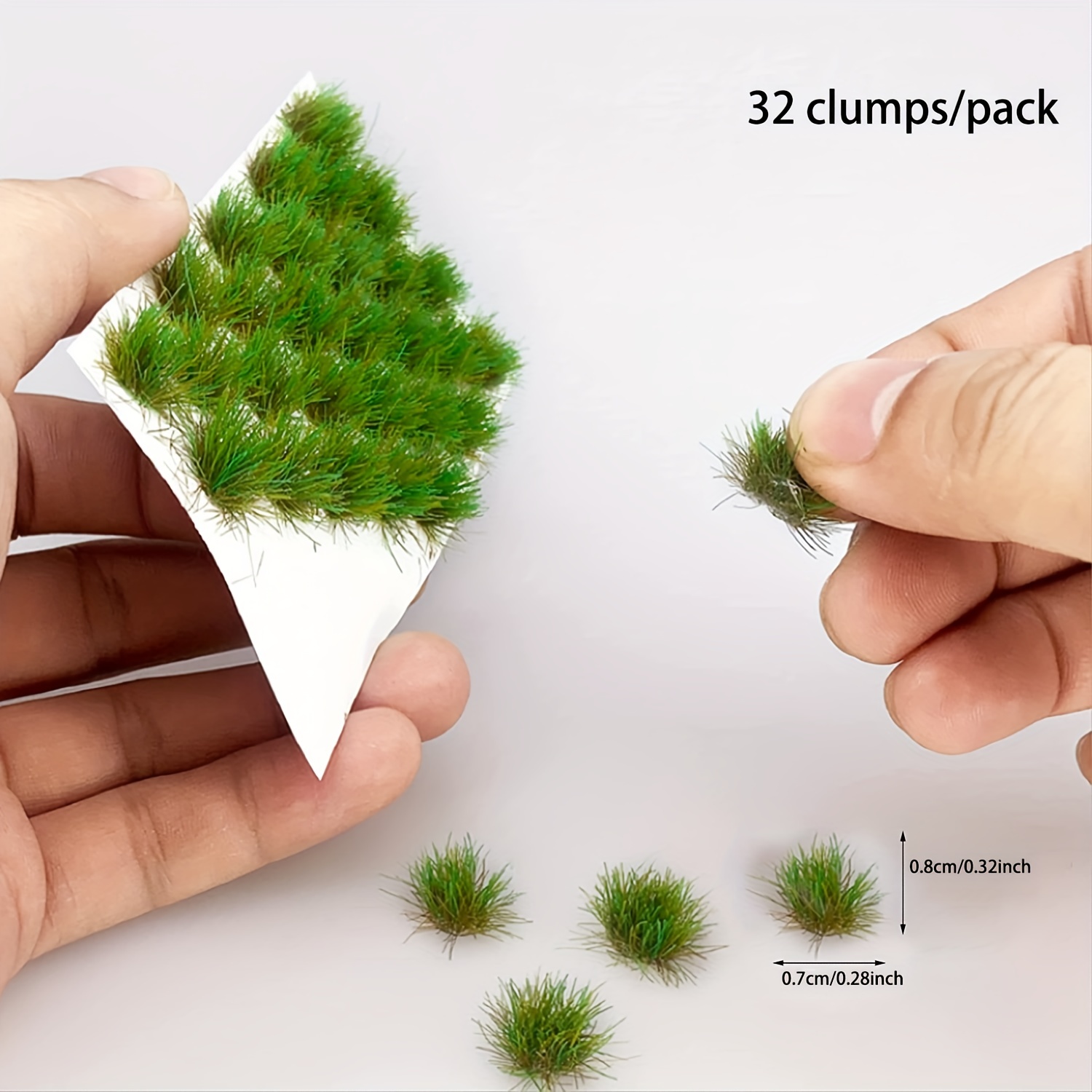 Simulated Grass Miniature Cluster Fake Tuft Artificial Platform