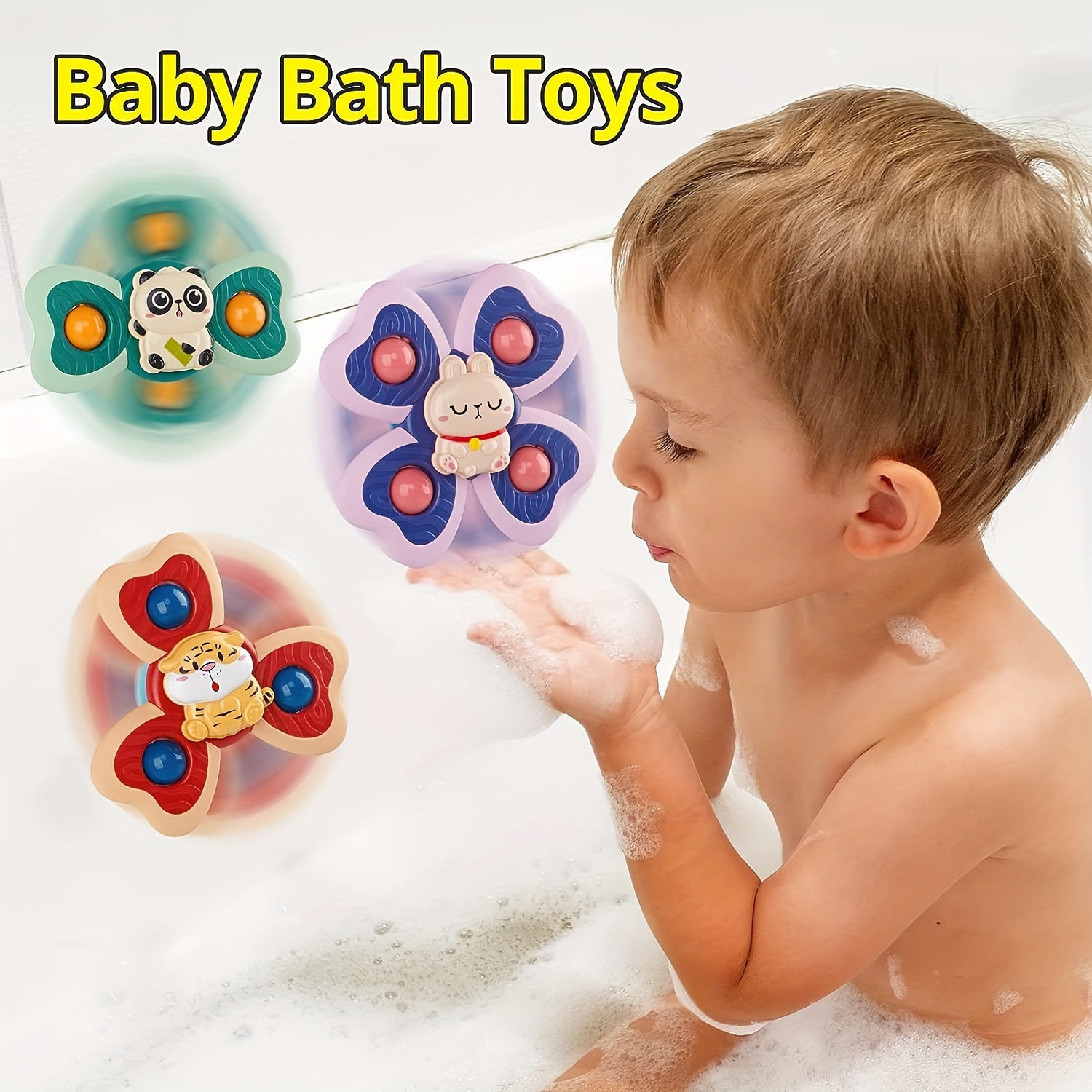 Silicone Suction Cup Spinner Toys For 1 Year Old Boys Spinning Top Baby  Toys Birthday Baby Gifts Sensory Toys For Toddlers 1-3 - Temu