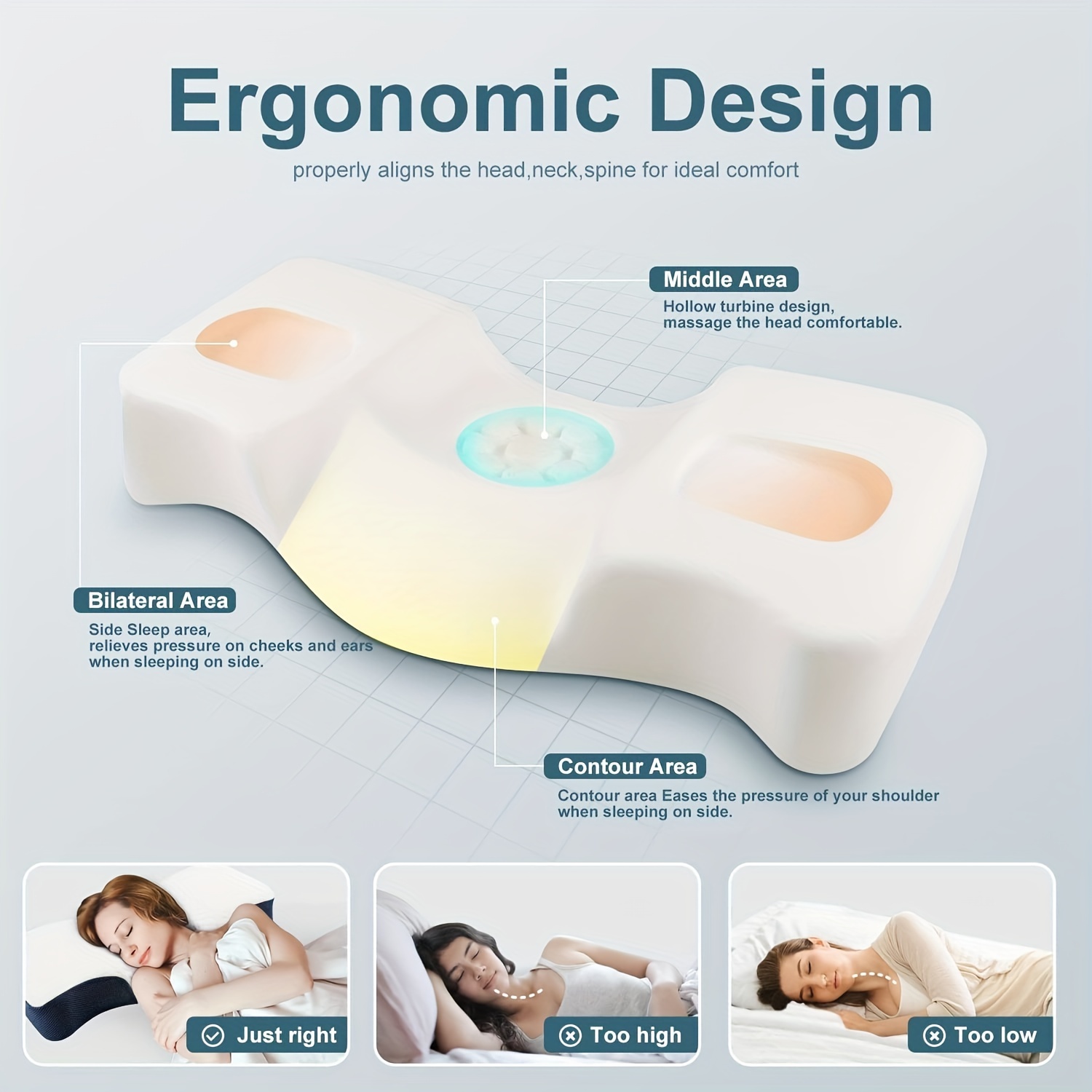 Shoulder Pillow - Ergonomic Design To Relieve Shoulder Pain