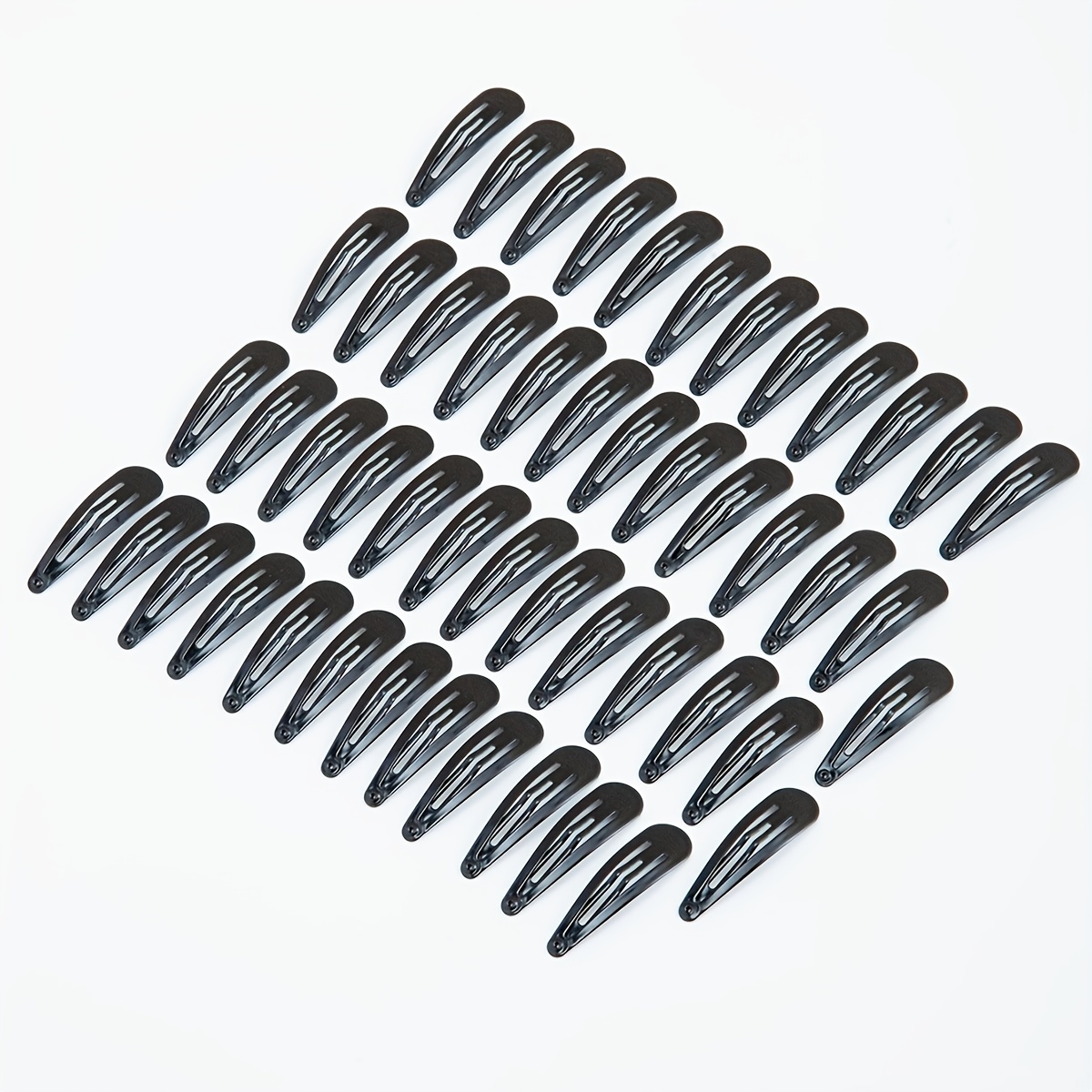 12Pcs/Set Black Hair Clip Woman Hair Barrettes Metal BB Clips