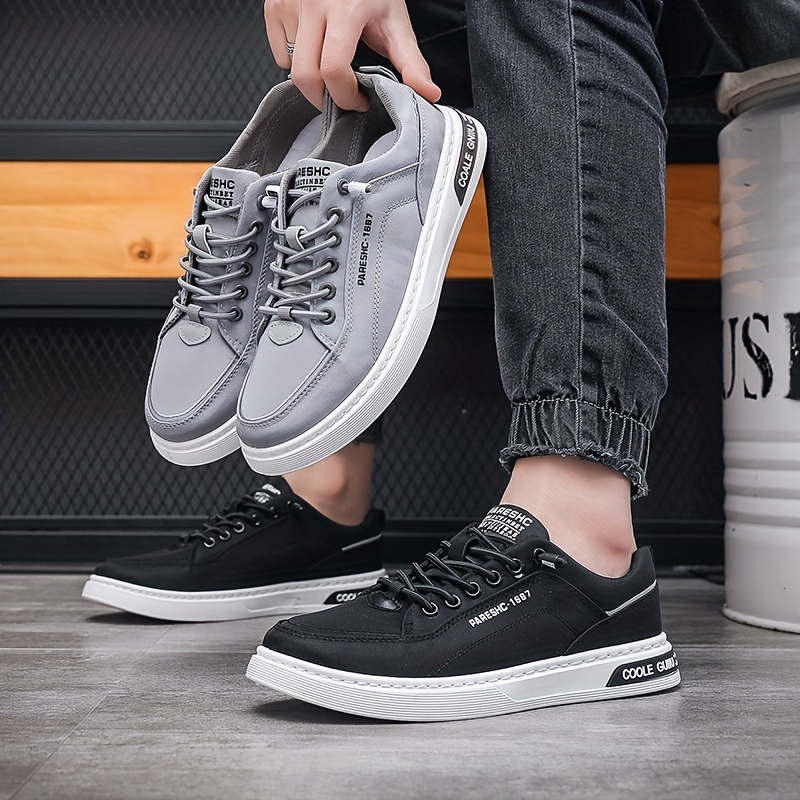 Men's Graffiti Trendy Skate Shoes, Wear-resistant Non-slip Casual Shoes For  Youth - Temu Malaysia