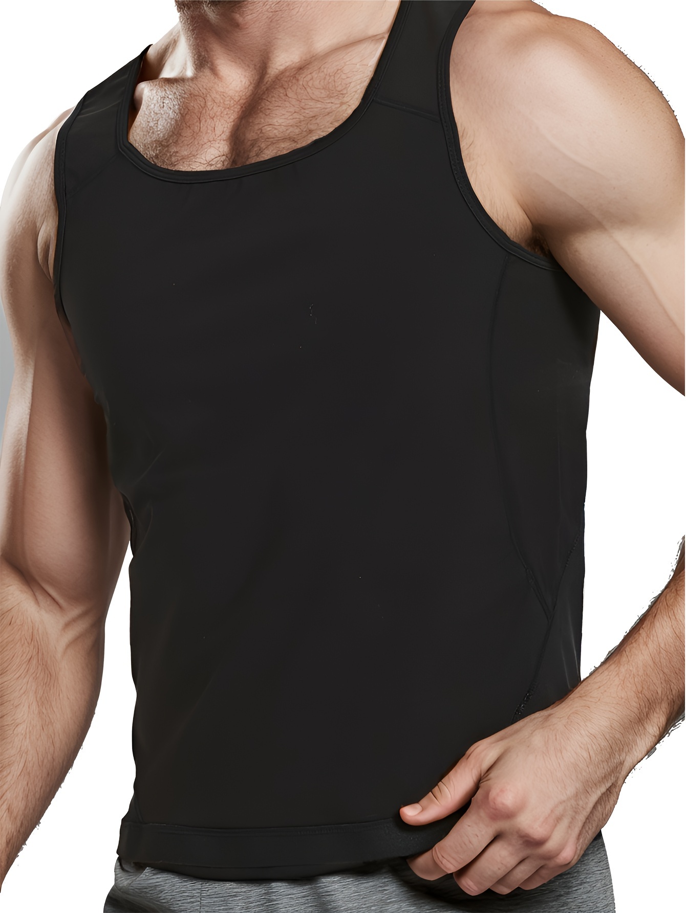 Men's A shirt Tanks Solid Color Singlet Sleeveless Tank - Temu