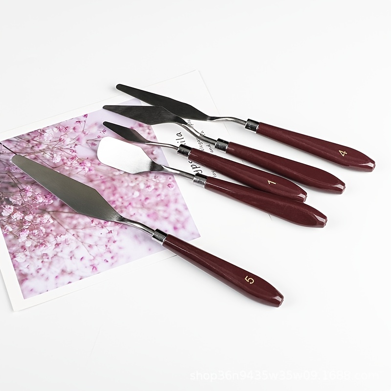 Oil Painting Scraper Paint Palette Knife Art Acrylic Gouache - Temu