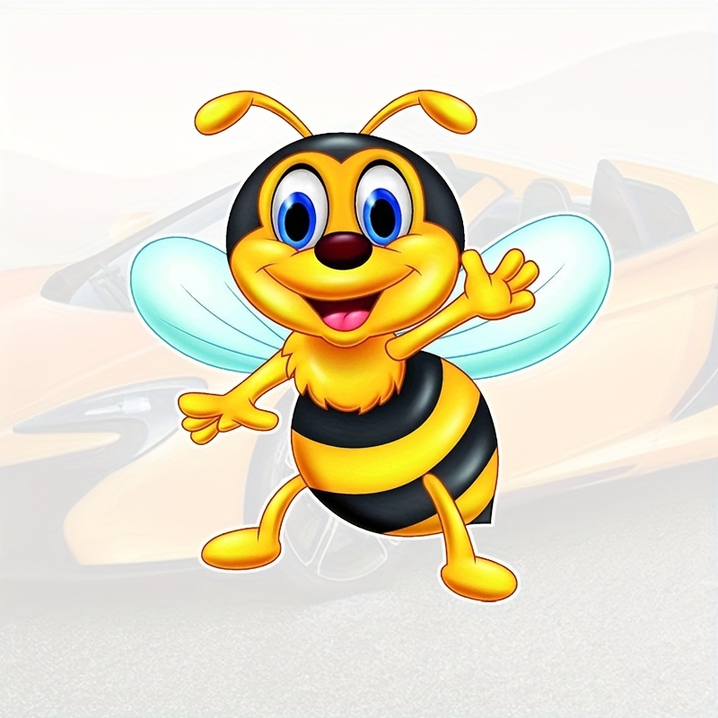 Honey Bee Stickers Cute Bee Stickers Decals Yellow Vinyl - Temu