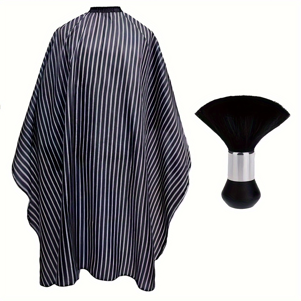 

Barber Cape, Professional Hair Cutting Cape, Haircut Cape With Adjustable Elastic Neckline, Hair Cutting Accessories