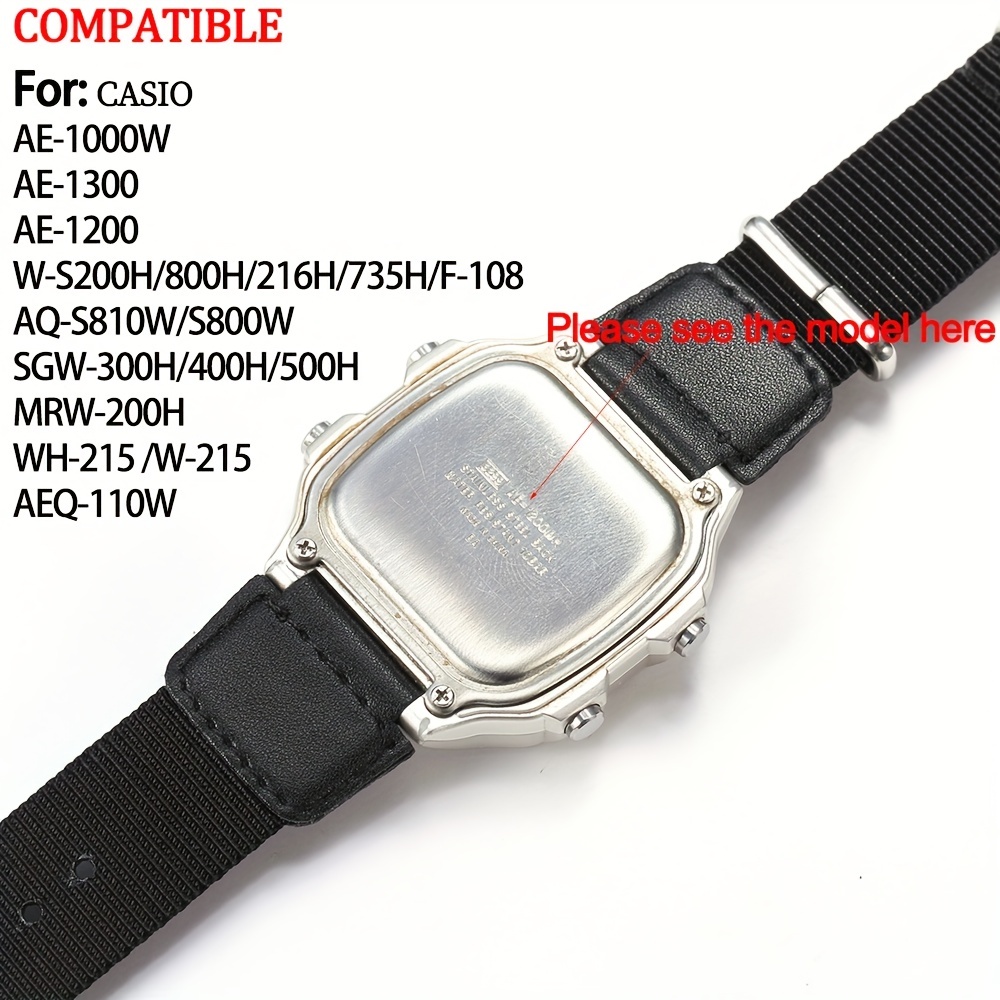 Casio Correa de reloj AEQ-110W, AQ-S810W, W-735H | 10410726