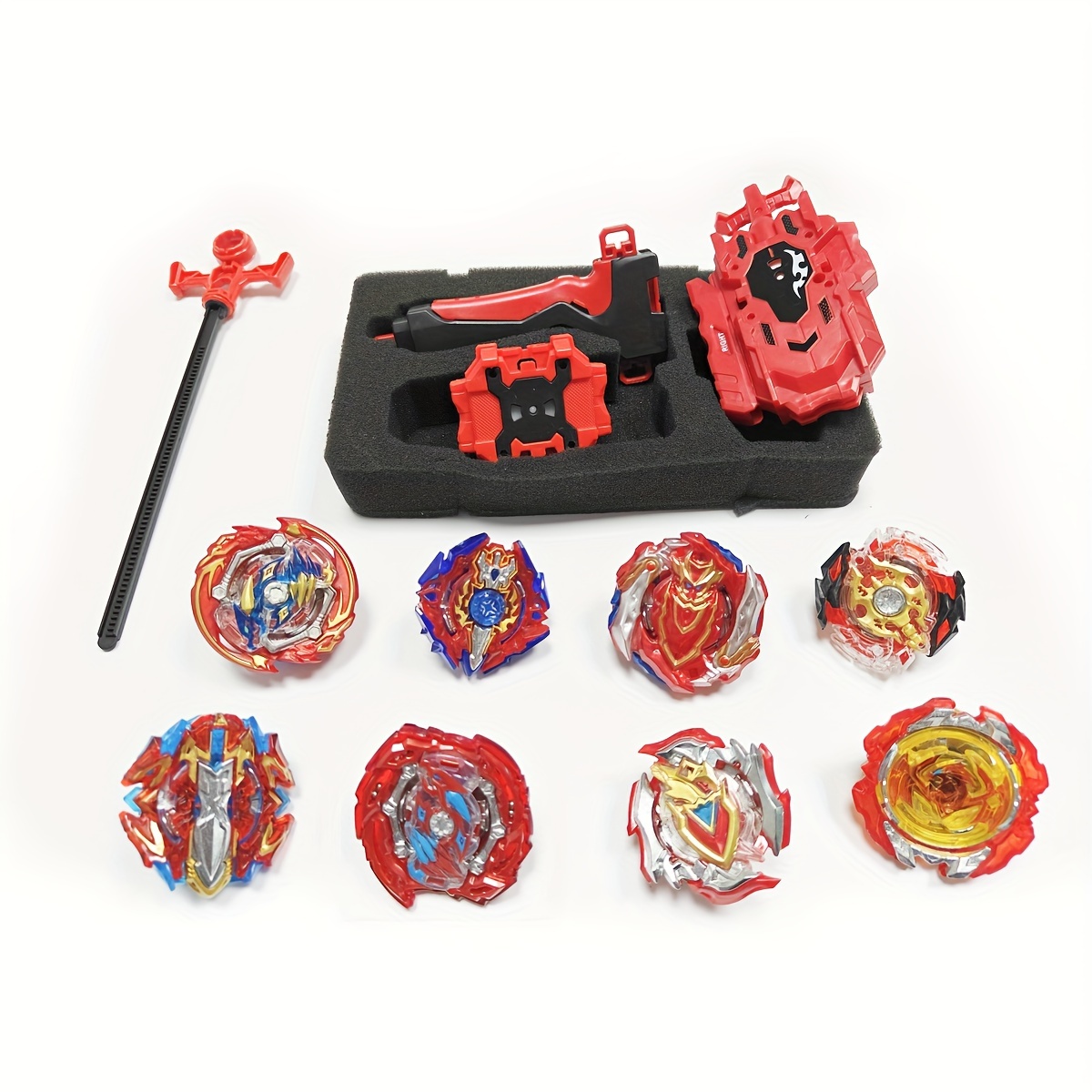 BAKUGAN BOX Original Transformations Gyro Bey Blade Toupie Fusion with  Monster Ball Gyro Set Percival Toys