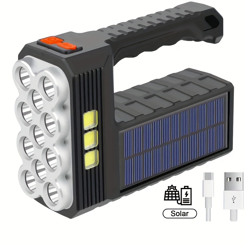 Lampe Solaire Portable, Projecteur Multifonctionnel À Chargement USB, Pour  Camping En Plein Air, Randonnée, Pêche - Temu Belgium