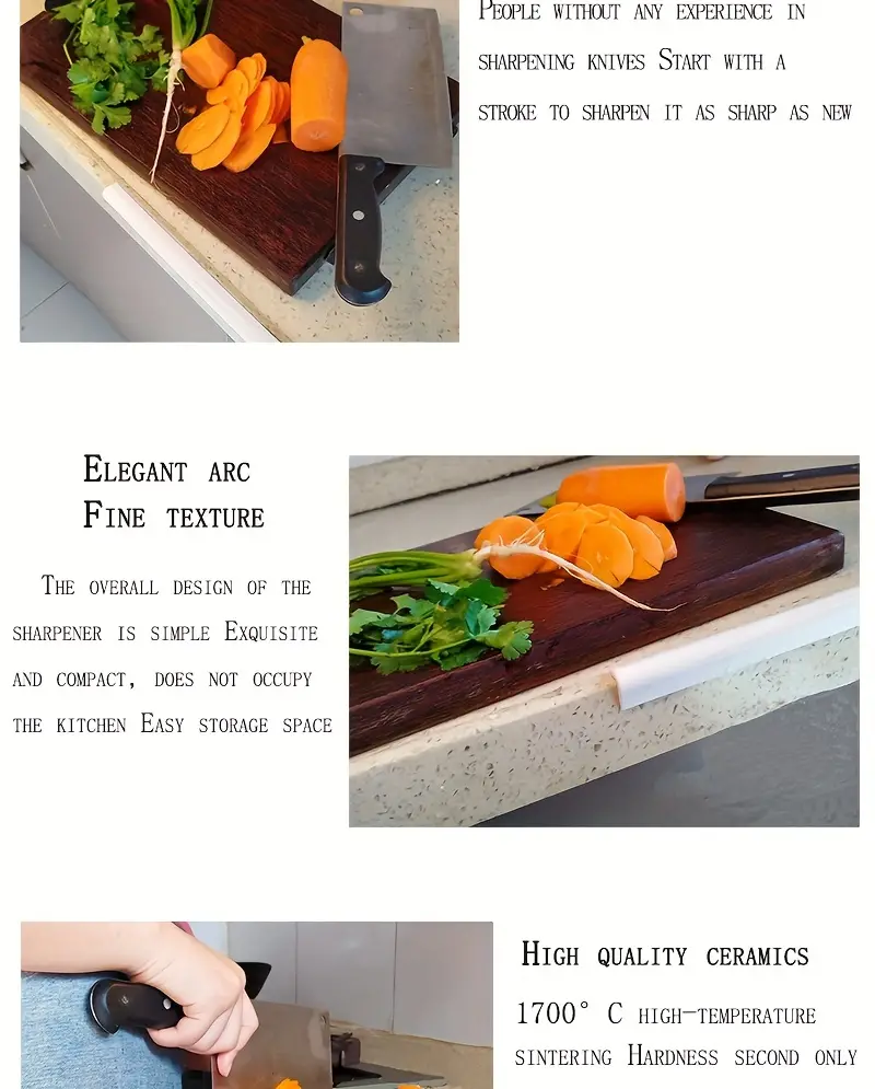 1pc ceramic knife sharpening stone durable knife sharpeners for protecting and sharpening blade for kitchen use specifically for cutting meat household sharpening stone kitchen gadget details 5