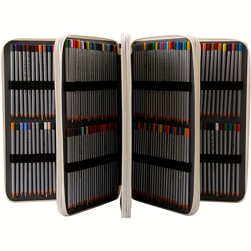 168/184 slot Colored Pencil Case Pencil Case Organizer With - Temu