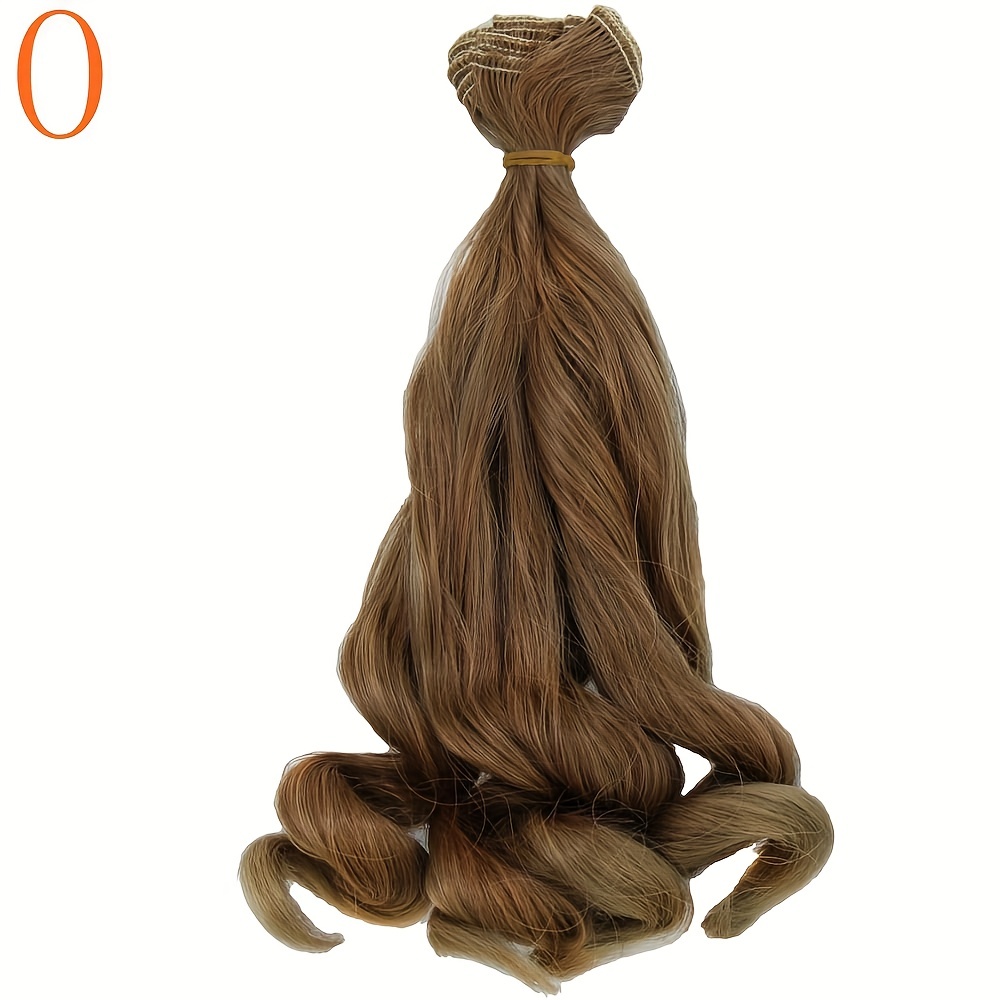  Ciieeo 5 Pcs Doll DIY Wig Straight Synthetic Doll Hair