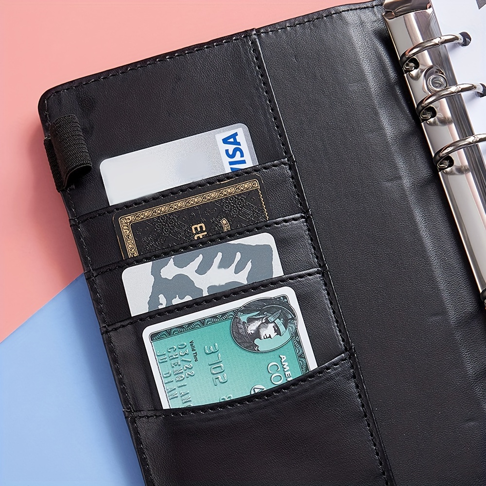 A6 Money Budget -saving Wallet Organiser Binder With Pockets,cash