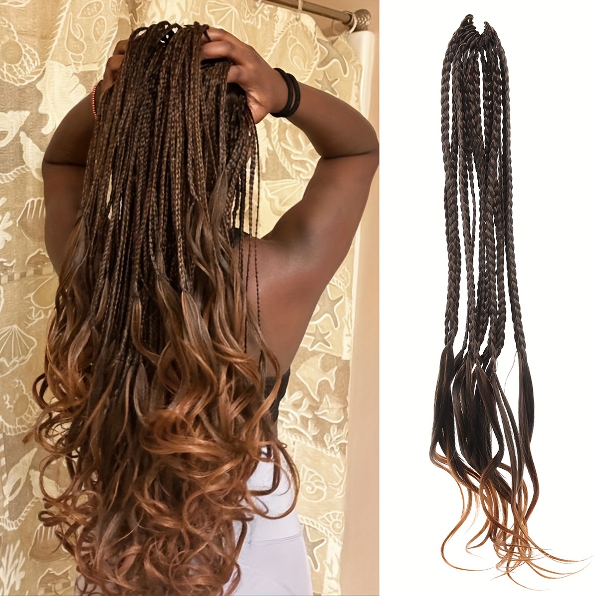 Pre Stretched Bouncy Braiding Hair Loose Wavy French Curly - Temu