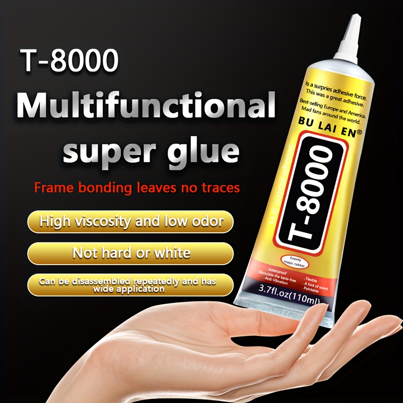 50ML - T 8000 Colle Multi usage Adhésif de Colle Époxy Résine de