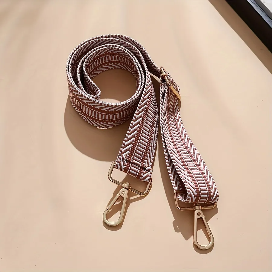 Boho Style Adjustable Shoulder Strap, Width Replacement Belt, Striped Wide Purse  Strap - Temu Austria