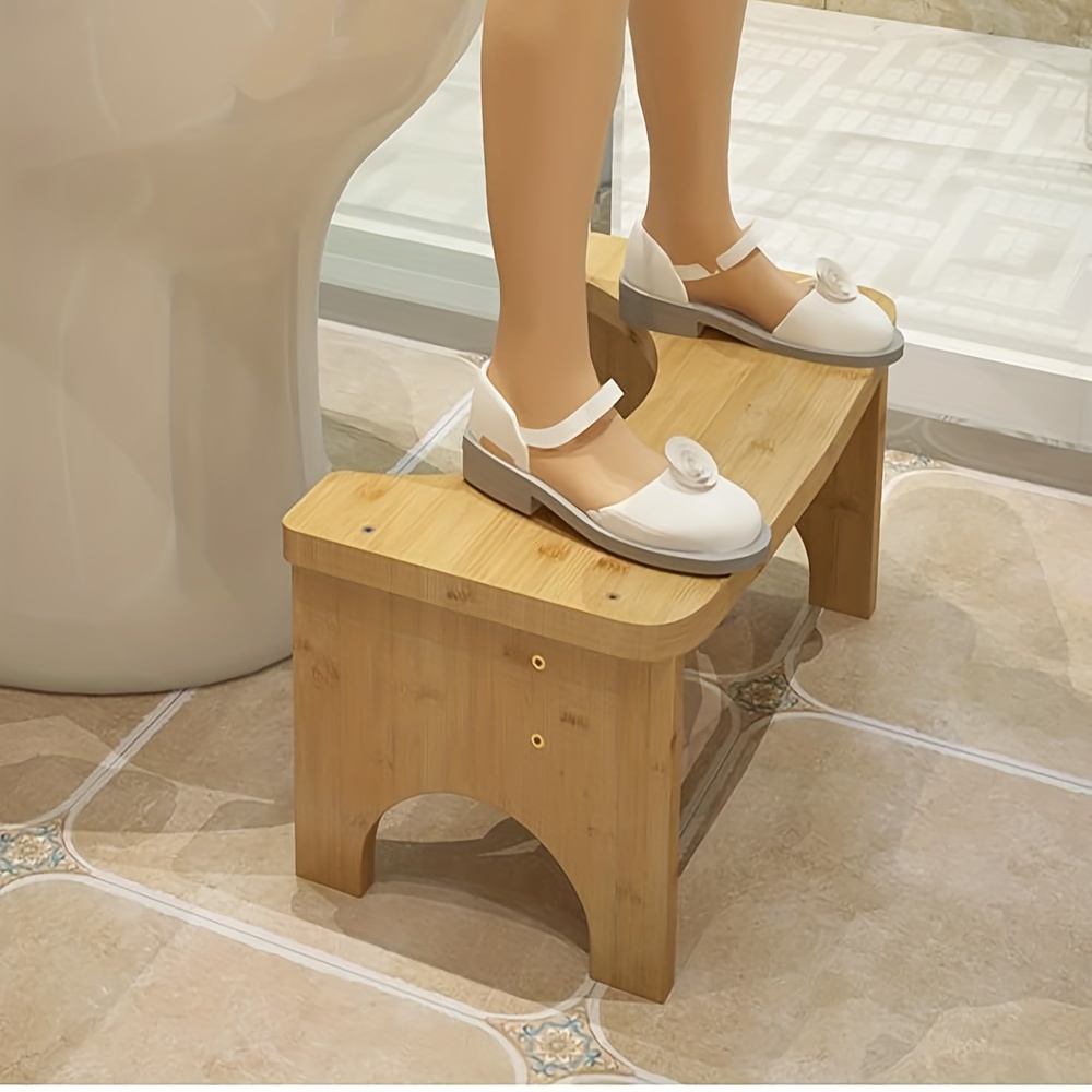 Sgabello Step in legno, Sgabello Step per bambini, Sgabello da bagno vasino