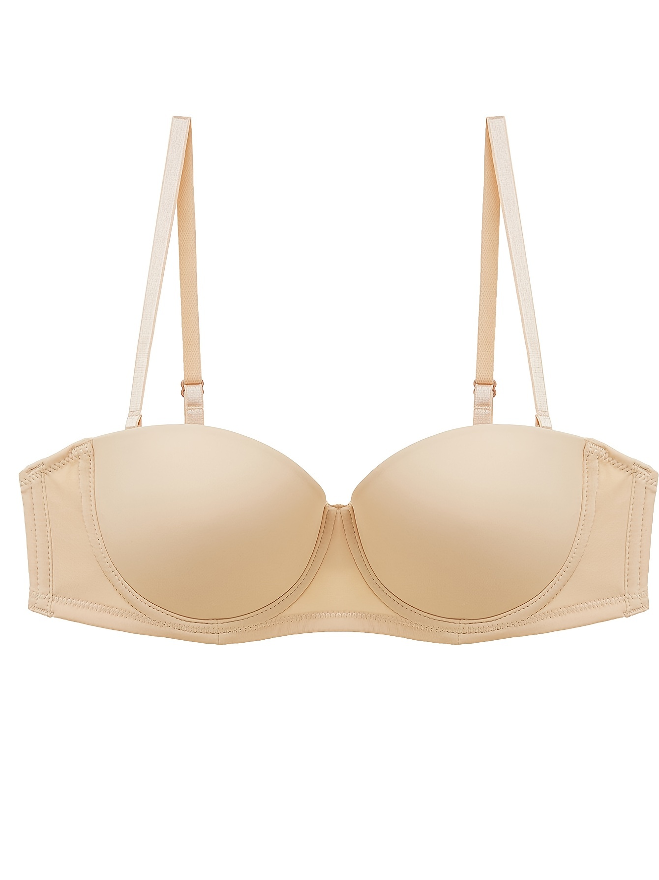 Summer Strapless Bras Lingerie for Women Convertible Straps Push Up Bra  Invisible Bralette Tops 32A-38D (Color : Beige, Size : 85/38D) : :  Clothing, Shoes & Accessories