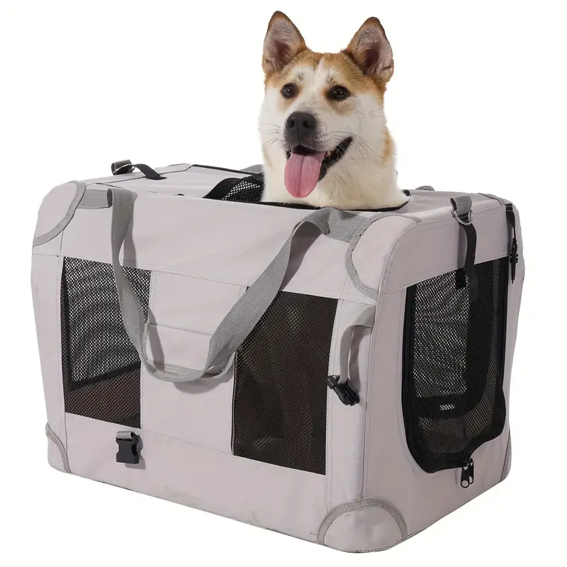 Dog Crate Pet Carrier Cage Kennel Portable Collapsible Dog - Temu