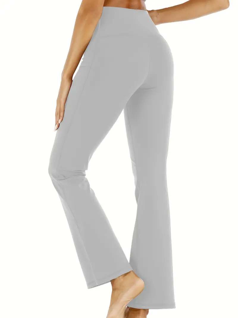 Women's High Waist Active Yoga Pants Hidden pockets w/Mesh Panels LL6 