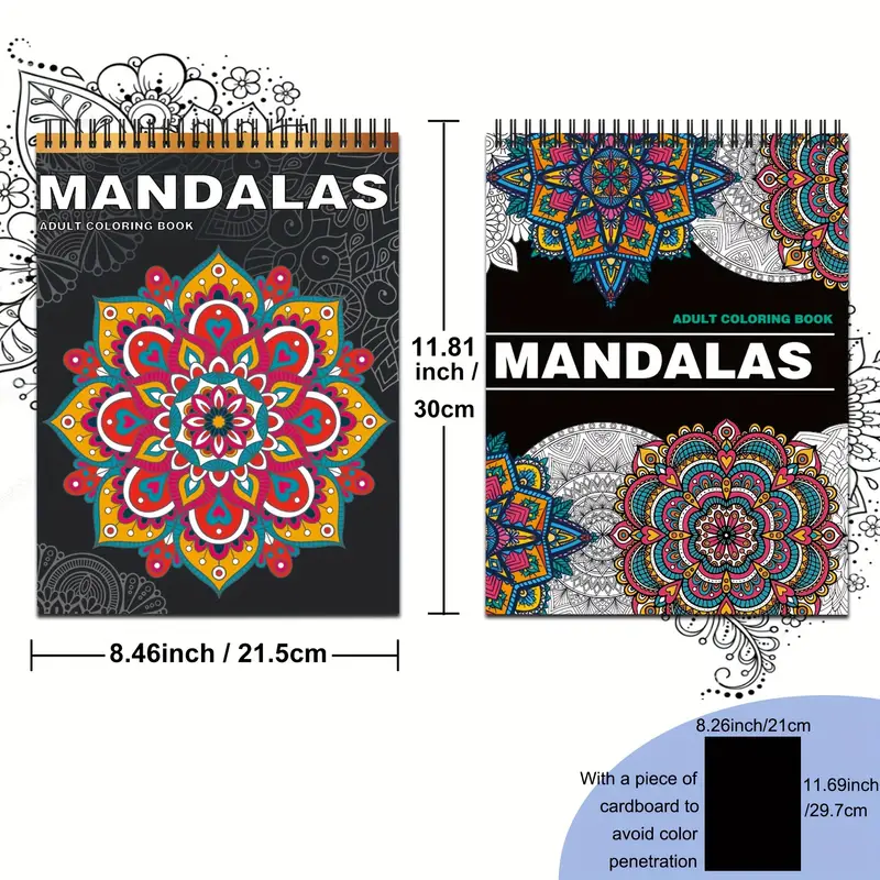 Mandala Coloring Book For Adult: Mandala coloring book for adults