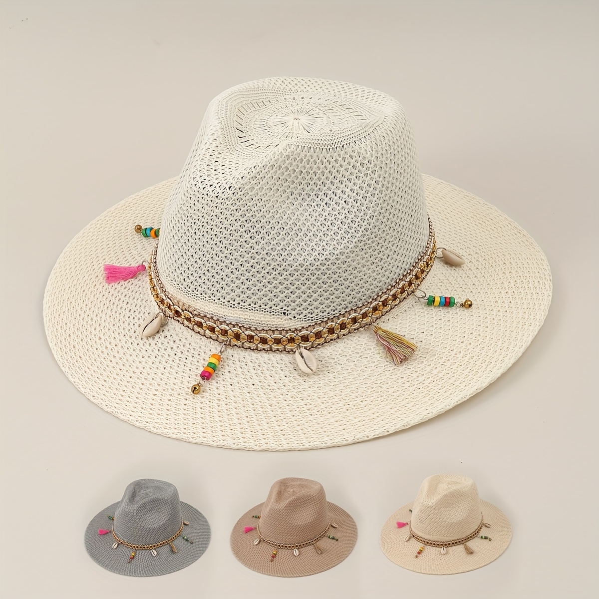 1pc Summer Straw Hat Mens Sun Visor Hat Big Eaves Sun Hat Outdoor Sun Hat  Big Brim Fishing Hat Travel Beach Hat, Don't Miss These Great Deals