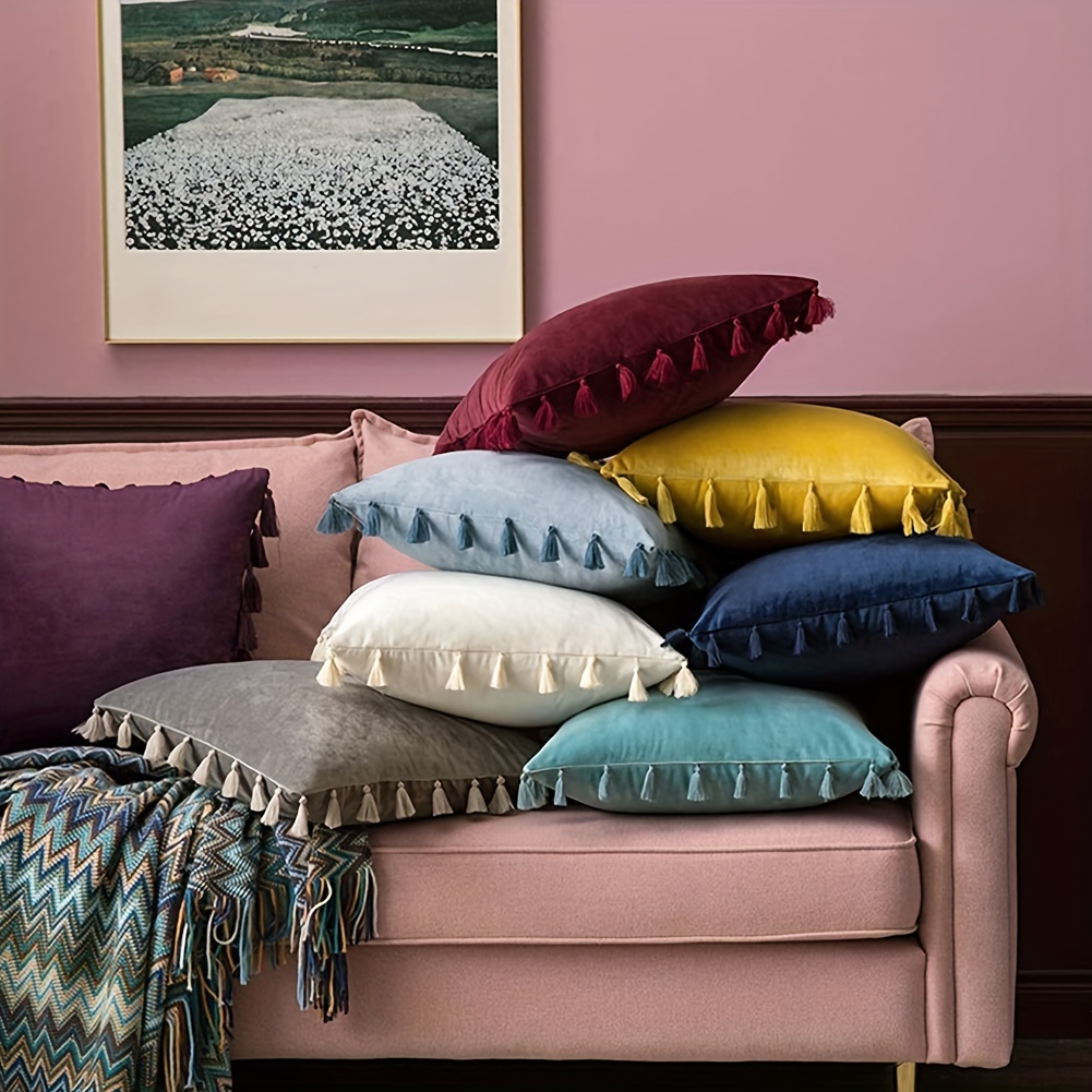 Boho Decorative European Throw Pillow Covers For Living - Temu