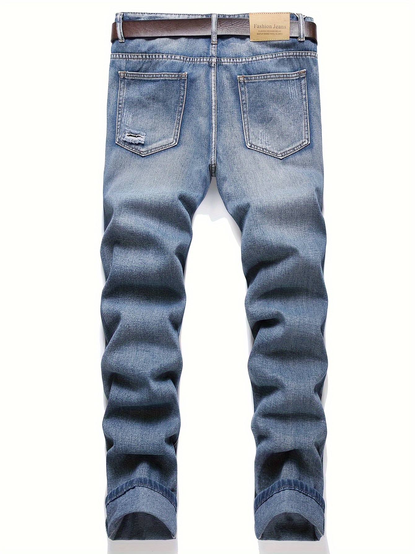 Light denim clearance biker jeans