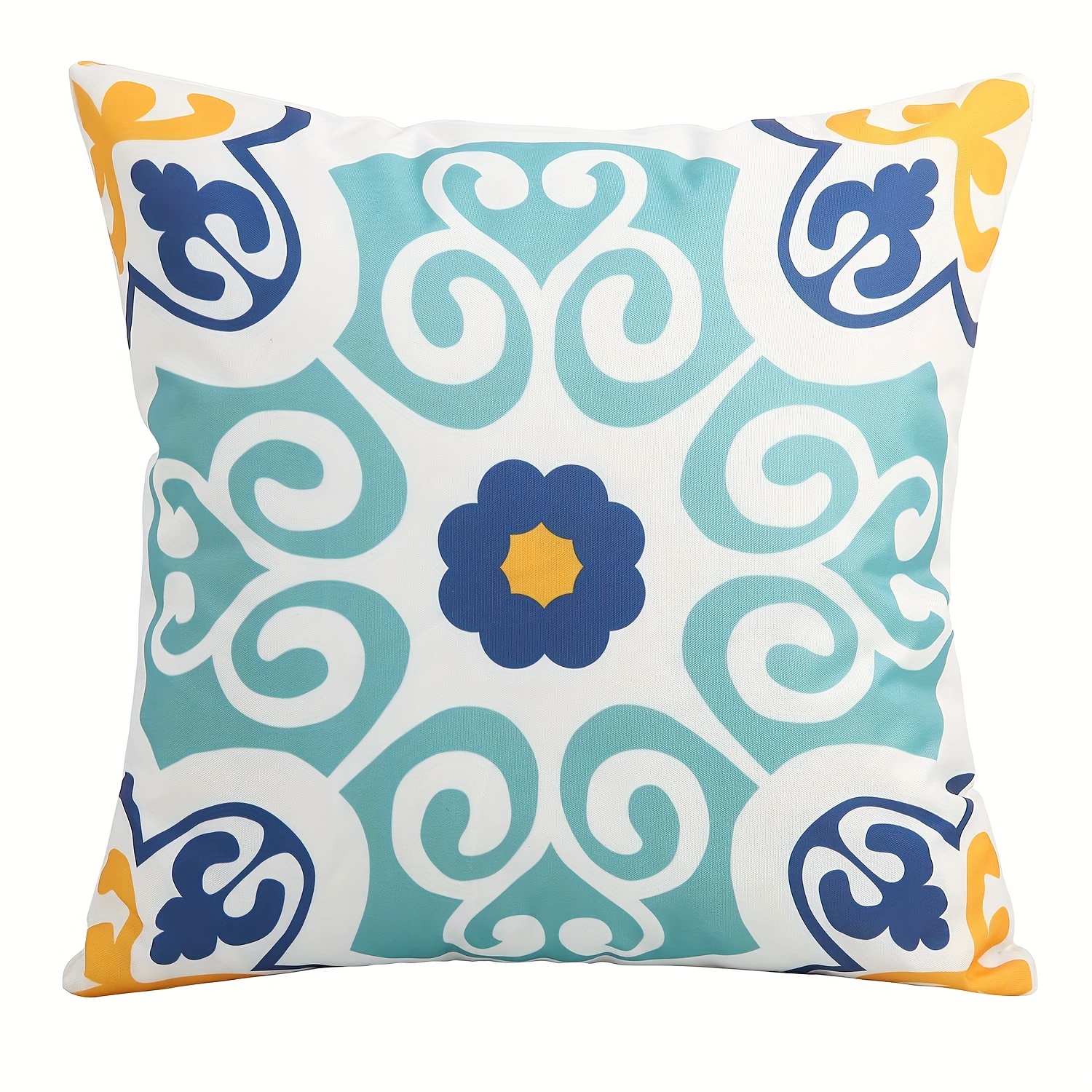 Boho Farmhouse Floral Printed Outdoor Pillow Covers For Patio