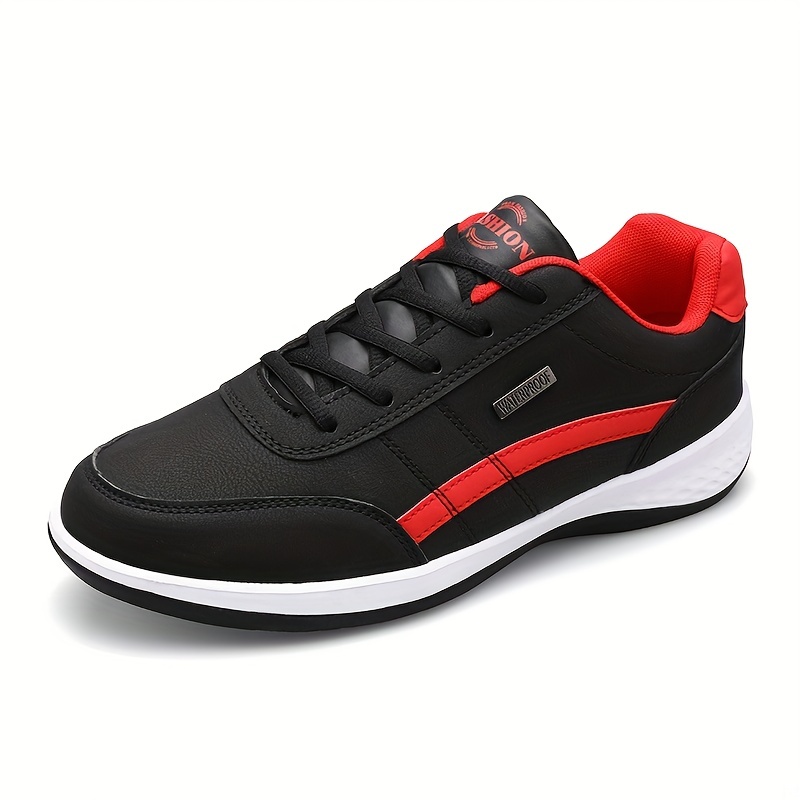 Men's Wear-resistant Sneakers - Athletic Shoes - Easily Wiped Clean Lace-ups