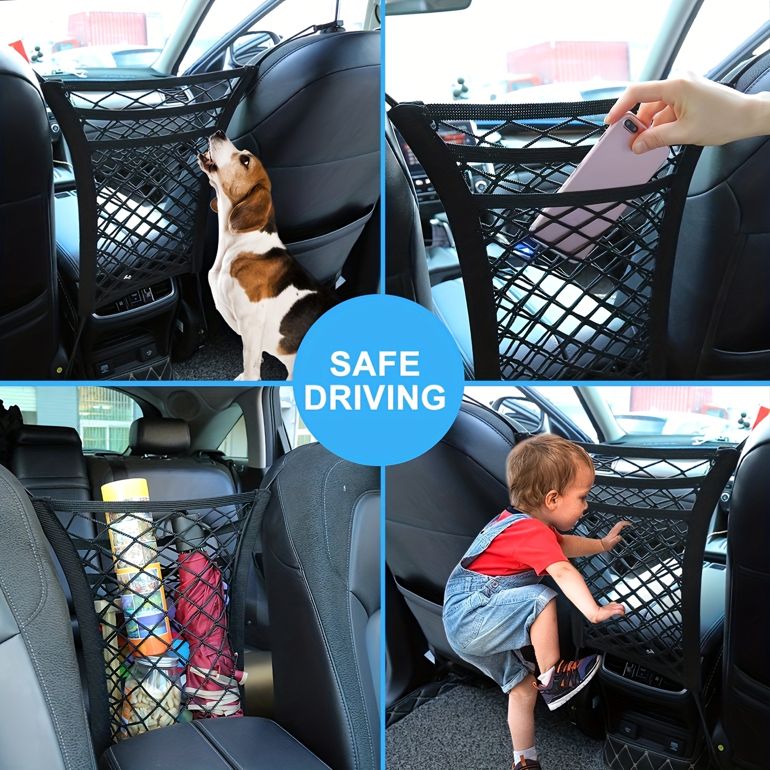 1pc Haustier Barriere Hund Auto Netz, Barriere Mit Auto Sicherheit