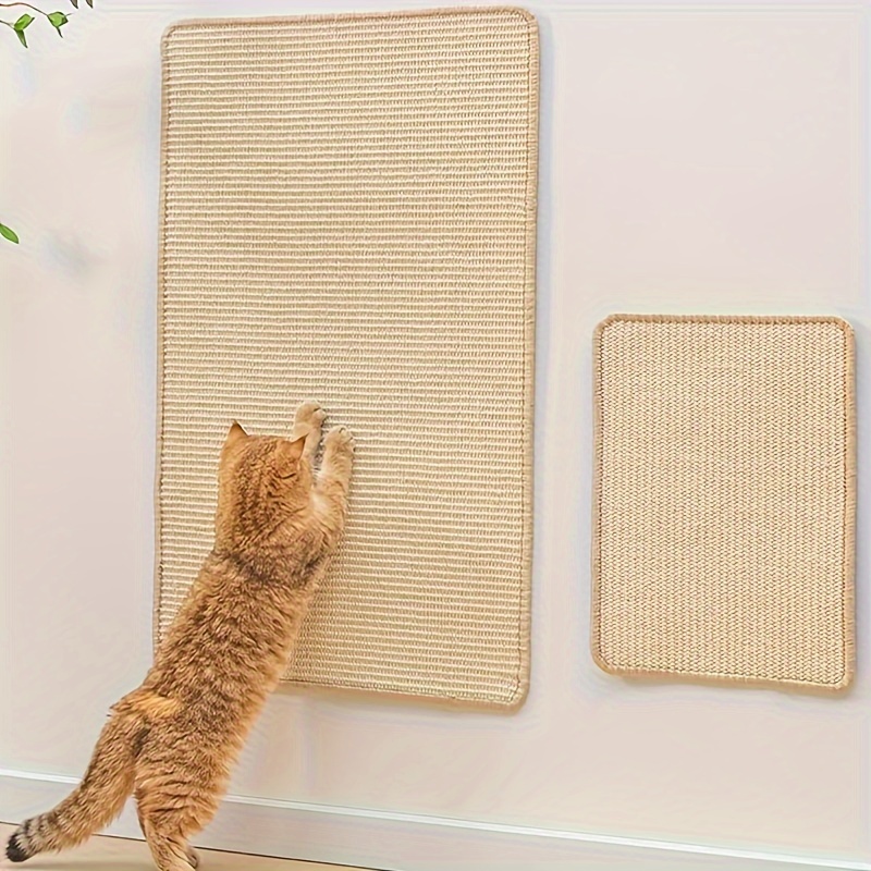 

1pc Wear-resistant Grinding Claw Not Drop Dander Sisal Mat, Protect Couch Anti Cat Scratch, Sisal Cat Scratching Mat, Pet Cat Scratch Board, Cat Supplies
