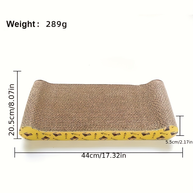 Durable Corrugated Cat Scratching Pad for Happy Indoor Cats