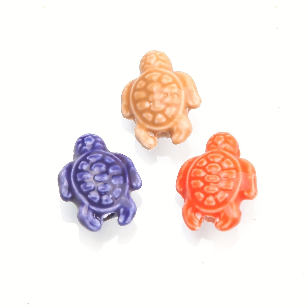 Acrylic Beads Colorful Lovely Turtle Bead Tortoise Loose - Temu