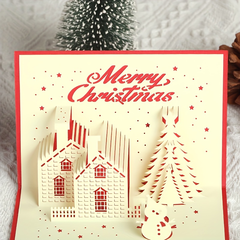 Vintage Christmas 3D Gift Labels