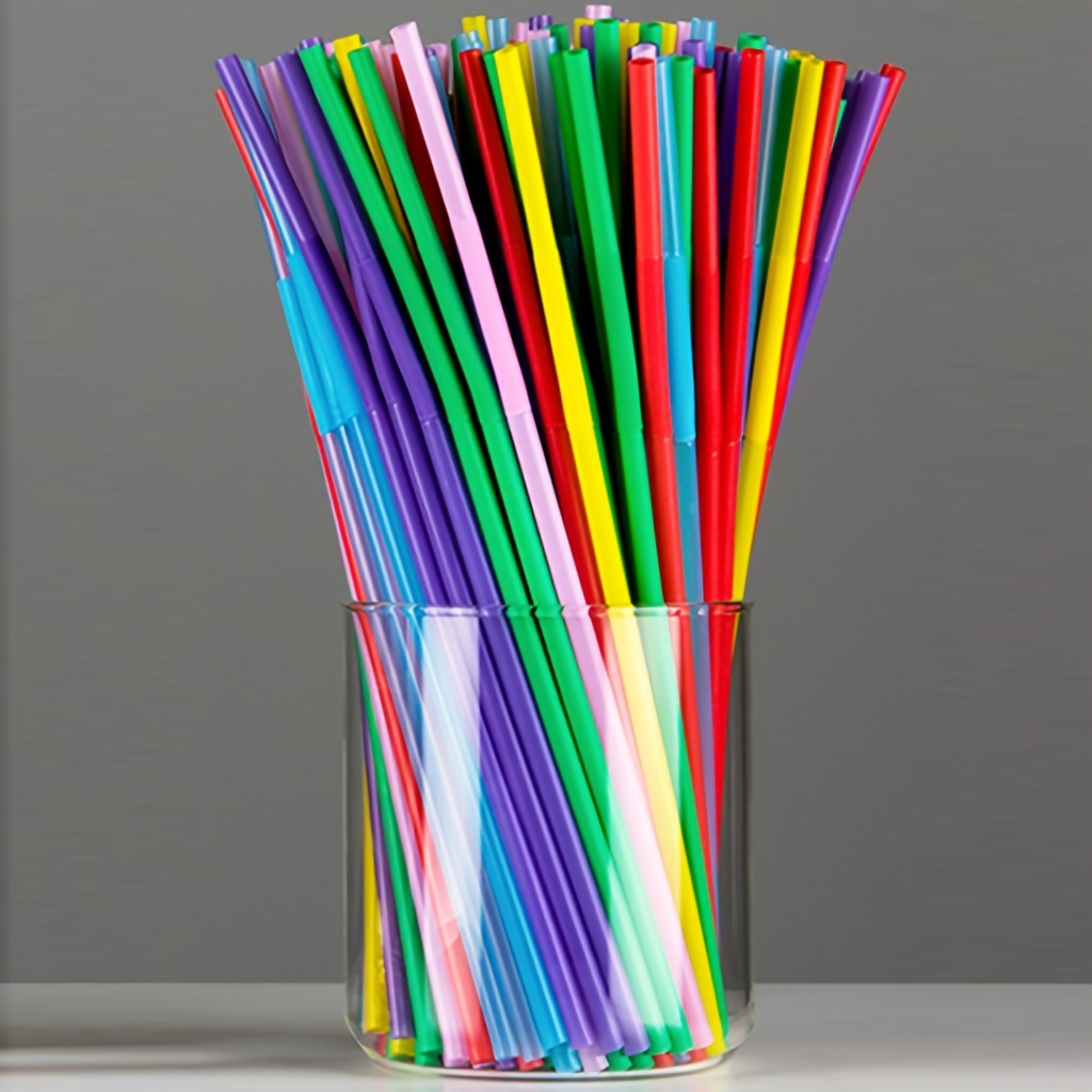 200/400pcs Extended Straws Plastic,flexible Reusable Straws, Bendy Fancy  Straws