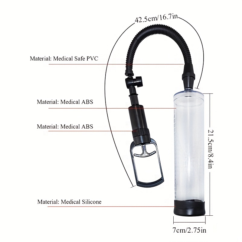 Manual Vacuum Penis Pump Strengthen Enlarger Booster Extender