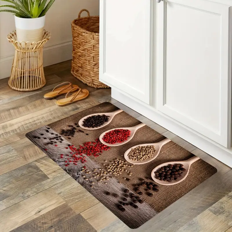 Kitchen Mat, Kitchen Carpet Cushion, Kitchen Decoration Water Absorption  And Anti-skid Kitchen Carpet - Temu