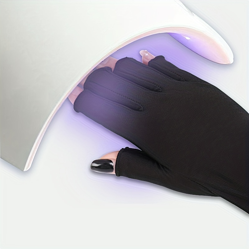 Uv Glove Gel Nail Lamp Professional Protection Gloves - Temu