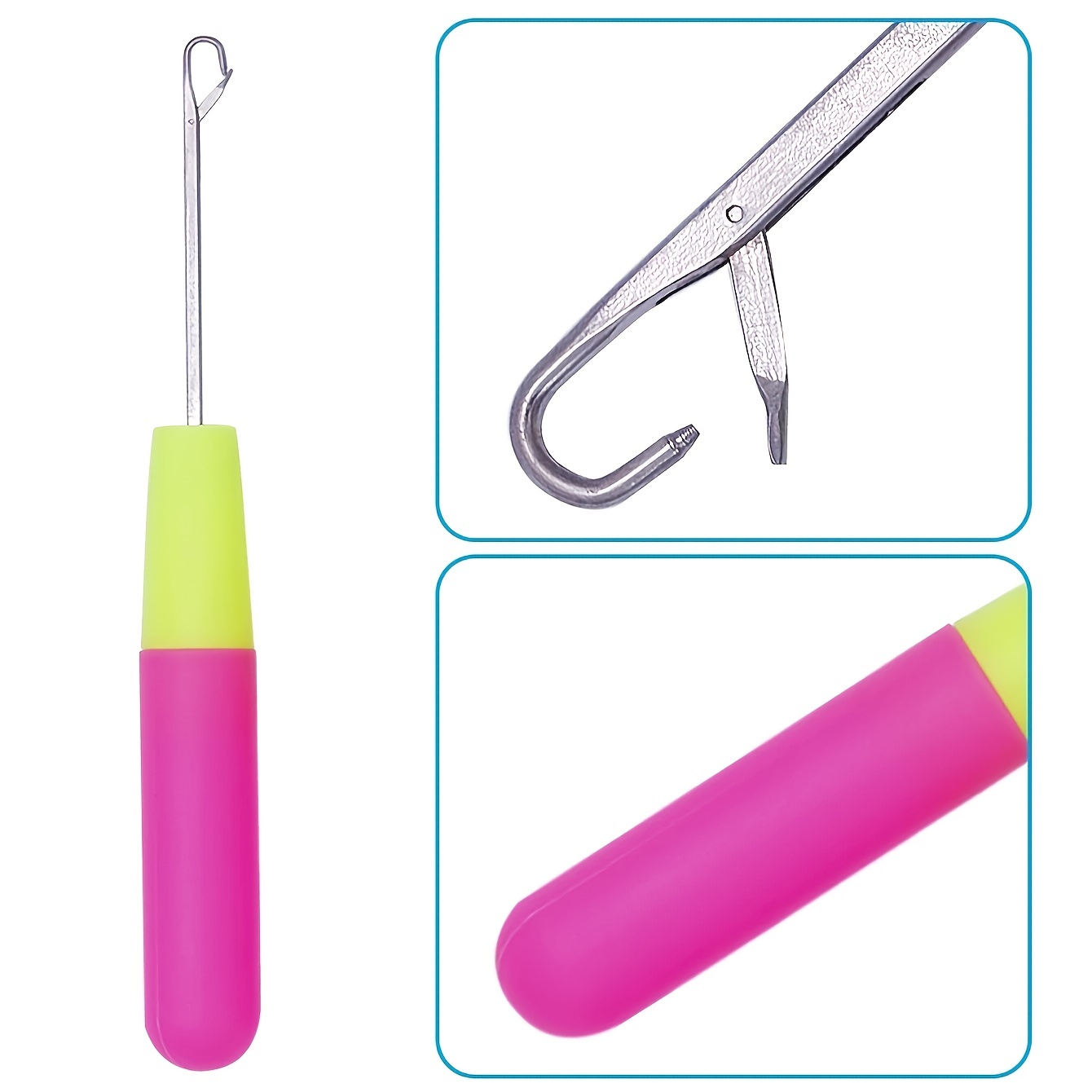 Wigundle Plastic Knitting Crochet Hook Needles For Jumbo Braiding