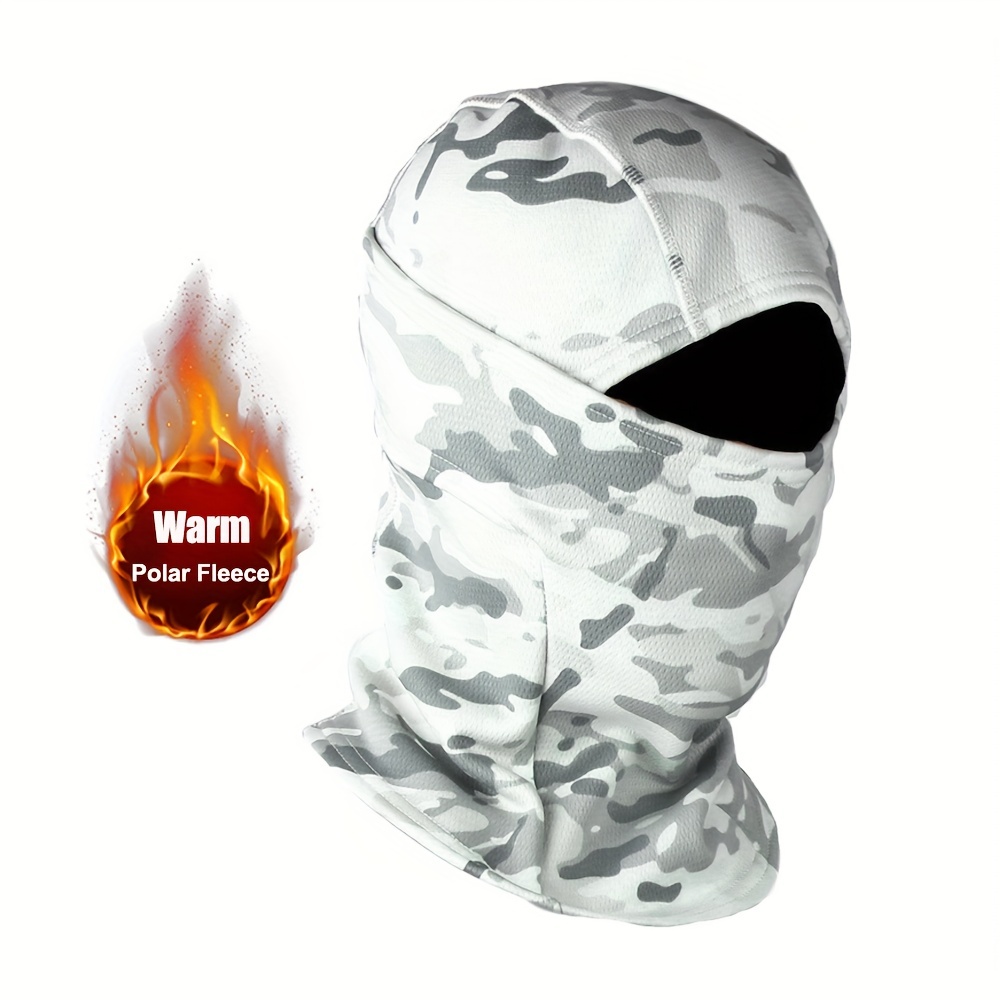 Military Tactical Balaclava, Fleece Snowboard Face Mask