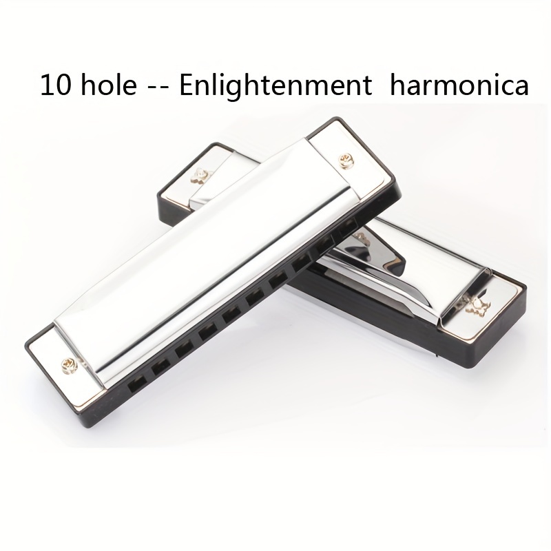 Harmonica 20 Tons, Instrument De Musique Professionnel à 10 Trous, Cadeau  Festif, Polissage Fin, Harmonica à Clé C, Pour Adultes Débutants 
