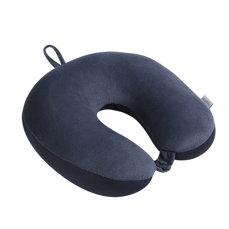 U Shaped Memory Foam Neck Pillow Soft Travel Pillow Neck - Temu Canada