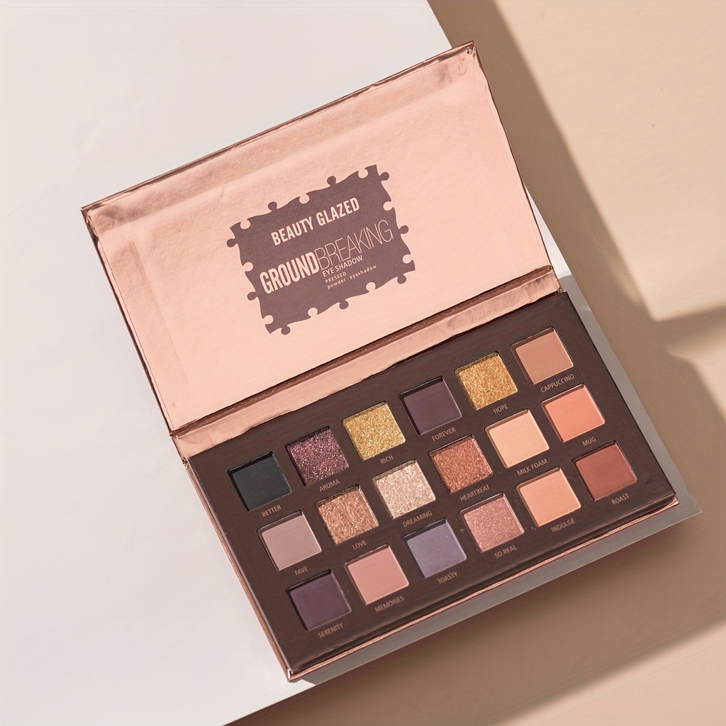 18 Colors Glitter Matte Eyeshadow Palette