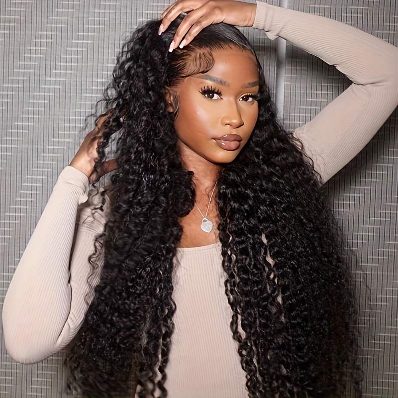 Water Wave Lace Front Wig Hd Lace Frontal Brazilian Wigs - Temu Canada