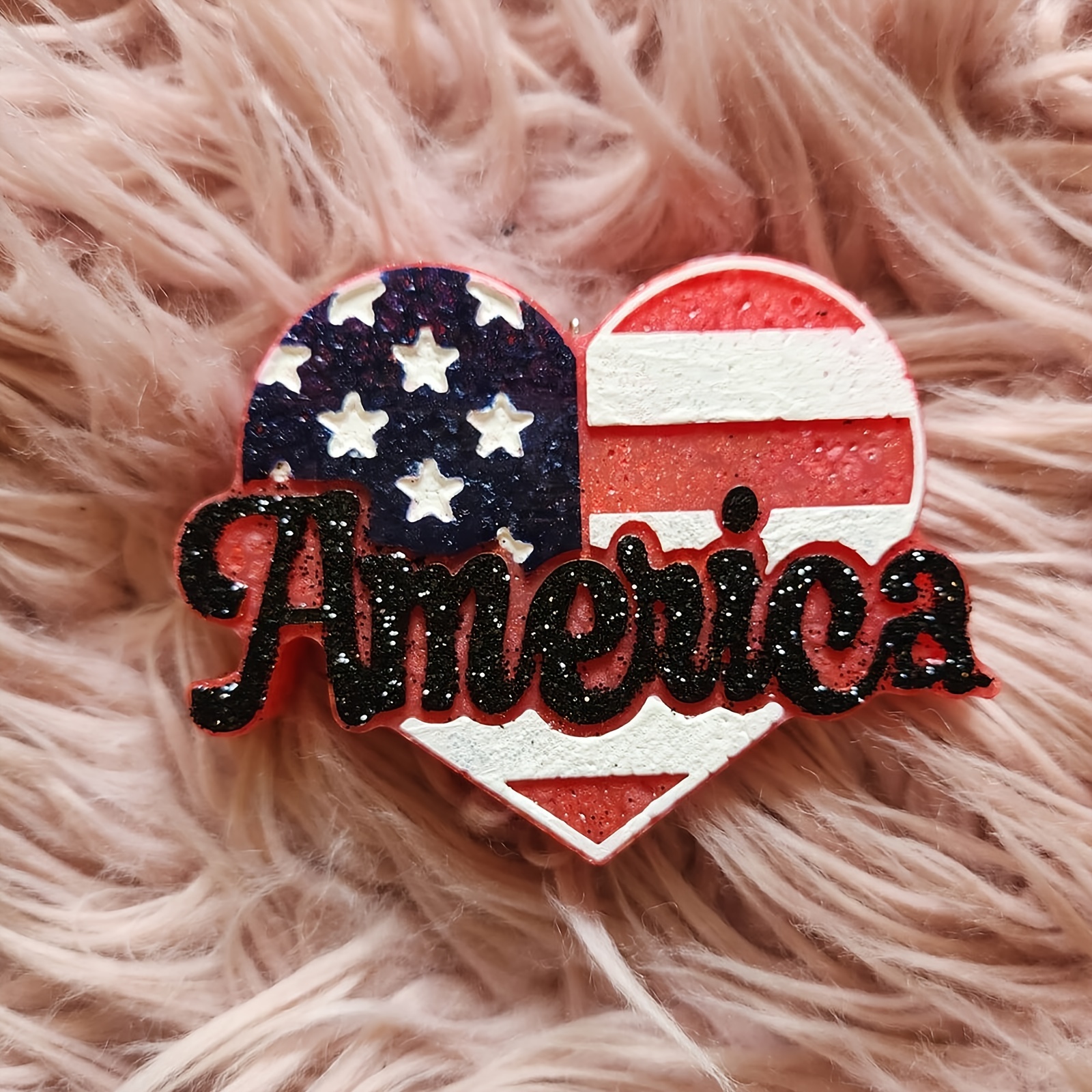 America Flag Heart Car Molds Silicone Molds Silicone Epoxy - Temu