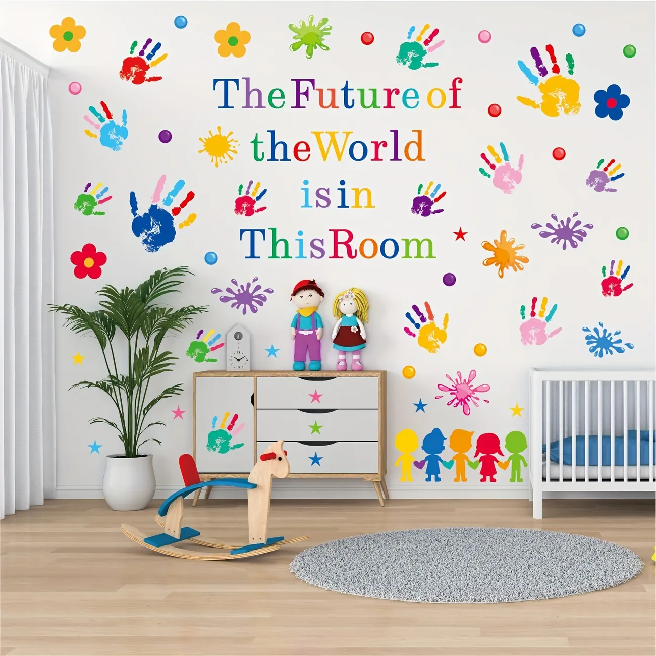 Vinyl Wall Stickers For Kids Home Decor Nursery School Classroom Cartoon  Acrylic Elephant Animal Music Colorful Designs Bedroom Living Room