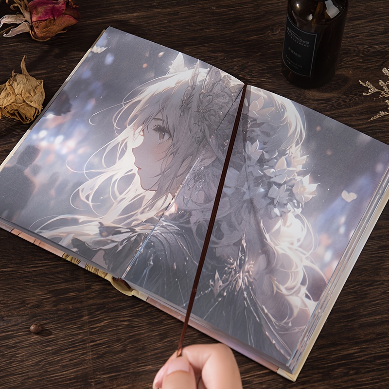 360 Pages Soft Leather A5 Anime Notebook Gift For Friends - Temu