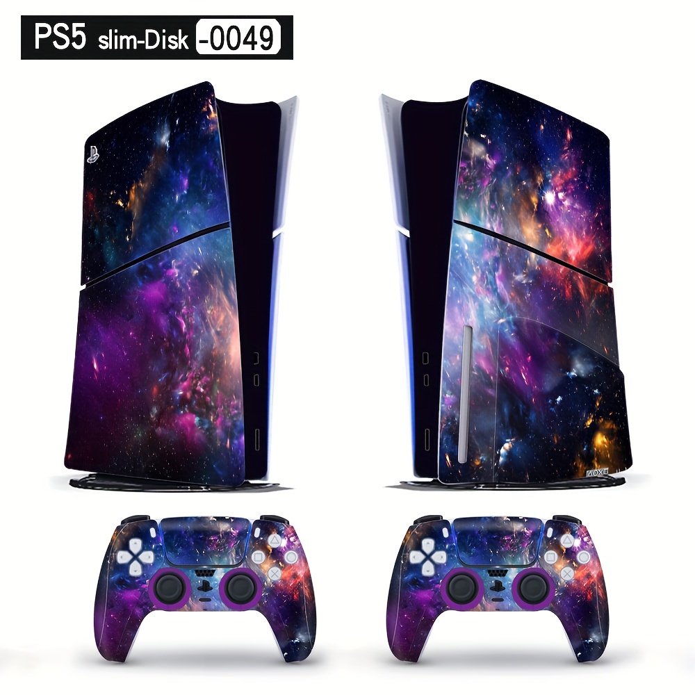 New arrival Gaming Accessories Printed Vinyl Skin Stickers For PS5 Slim  Console DYI Design - AliExpress
