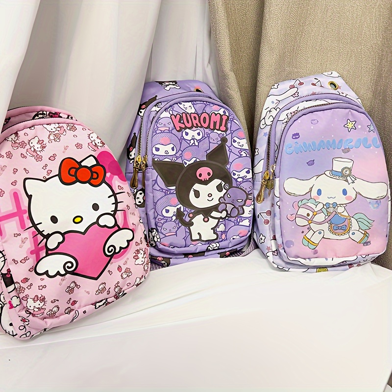 Miniso Anime Sling Bag, Cinnamoroll, Kuromi, Kt, My Melody, Pc Design Fancy  Pack, Kawaii Chest Bag - Temu Australia