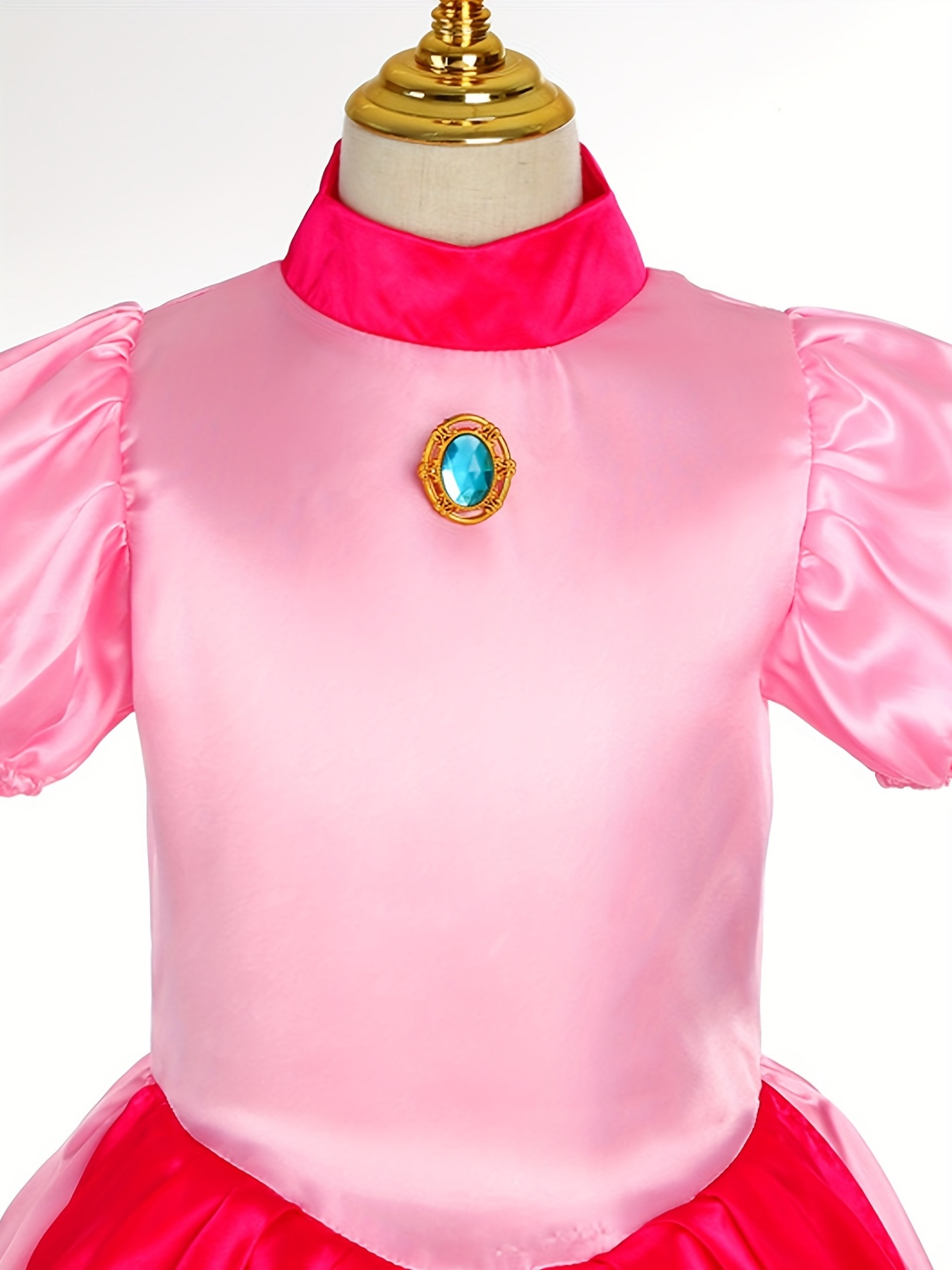 Principessa Peach Cosplay Dress Per Bambini Ragazze Abiti